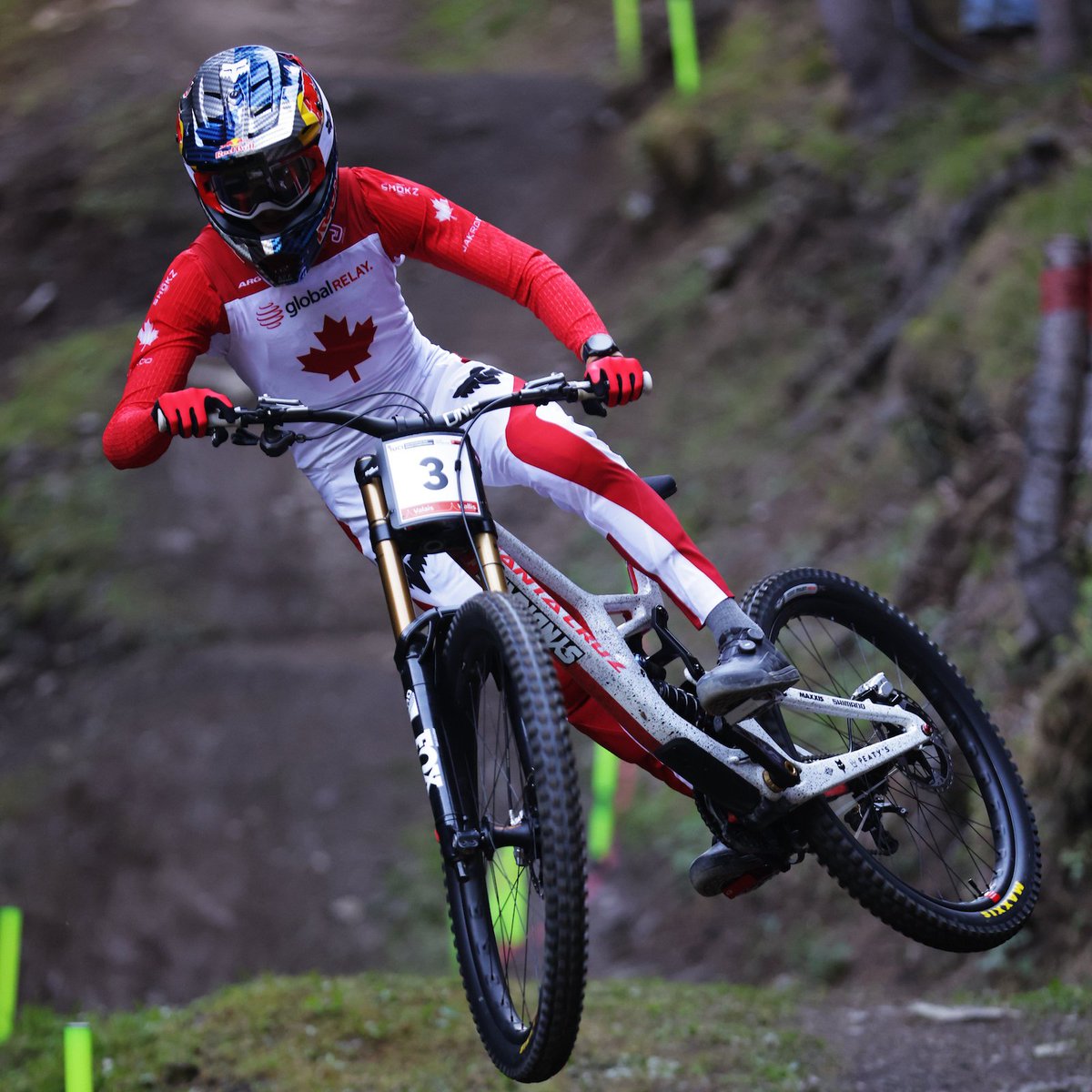UCI_MTB's tweet photo. Men Elite Quali's | Top 3️⃣

🇨🇦 Jackson Goldstone (3:02.101)
🇫🇷 Amaury Pierron (+0.870)
🇫🇷 Loïc Bruni (+2.913)

#Valais2025 #Champery https://t.co/v9CIoUpazm