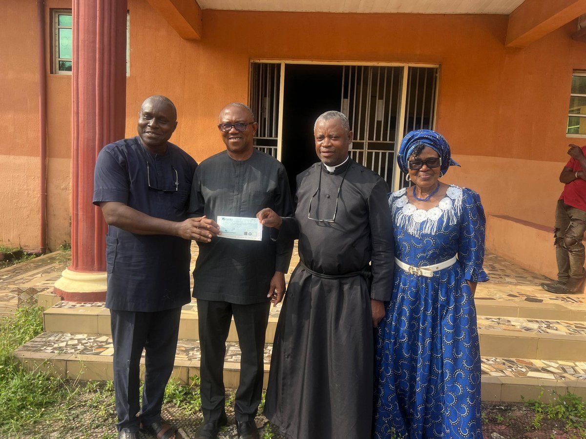BREAKING: Peter Obi, says he is be taking a short break from public activities on the advice of his doctors who asked him to rest after he was not feeling well