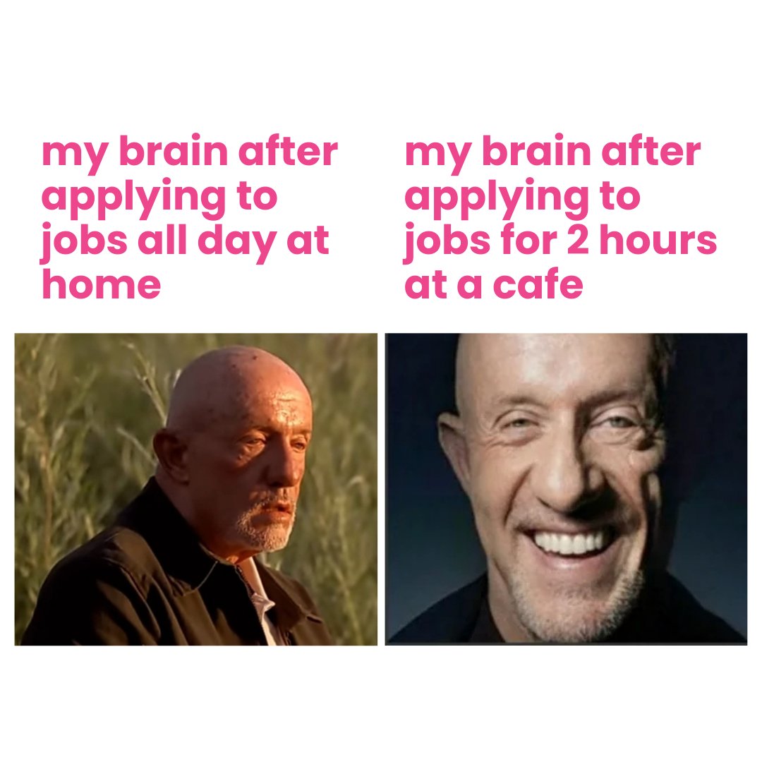 TalentEgg's tweet image. It's all about the ambience ☕ 💻
Find your first entry-level job on TalentEgg 🇨🇦
👉 talentegg.ca
#BreakingBad #JobHunting #CanadianJobs #NewGradJobs #StudentJobs