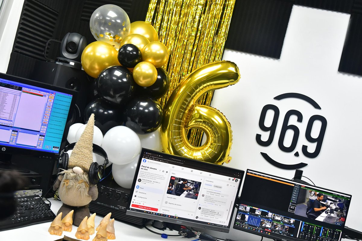 rsv969's tweet photo. Acompáñanos esta mañana en la celebración del aniversario 6 del programa #ModoFinD.🥳😎
Sintonízanos en Facebook Live y TikTok Live.📲 ¡Sé parte de esta celebración en la primera estación radial de El Salvador y Centroamérica!📻🇸🇻
#RadioElSalvador #RumboAlCentenario https://t.co/xcbn6R7ssm