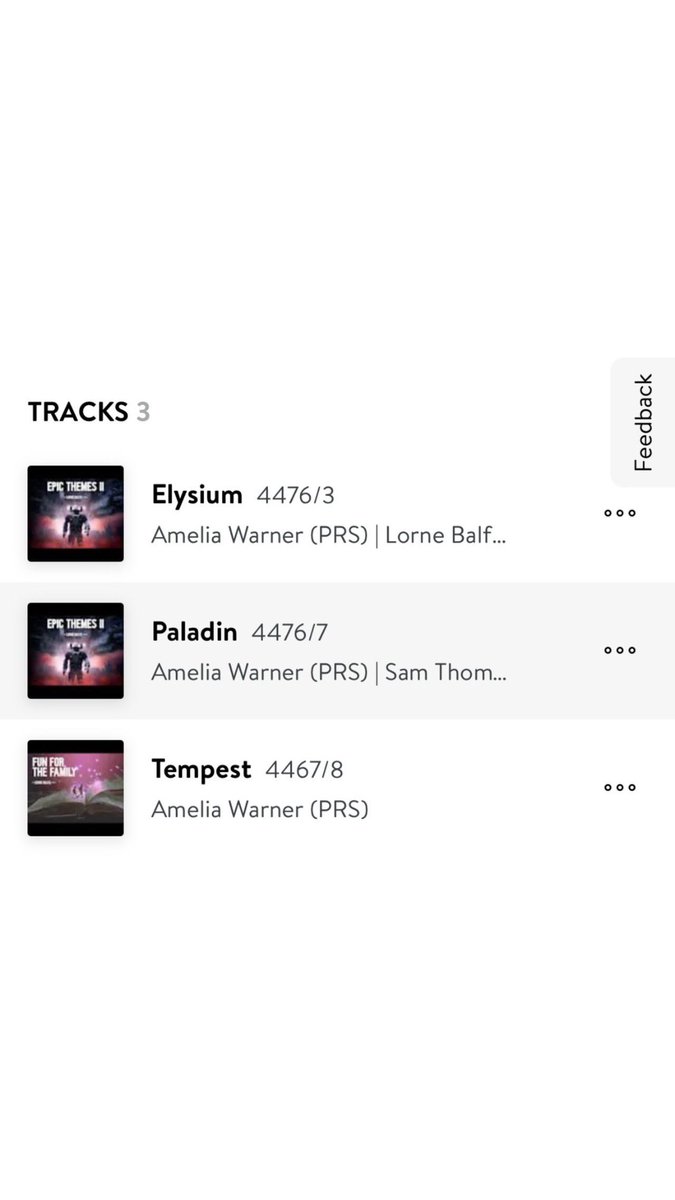 𝗡𝗘𝗪: Amelia Warner participa de três novas trilhas disponíveis para licenciamento!

As faixas estão incluídas em colaborações com o compositor Lorne Balfe, conhecido por trilhas como Top Gun: Maverick, Ad Astra. São elas:

• “Tempest” (composição solo de Amelia) no álbum Fun