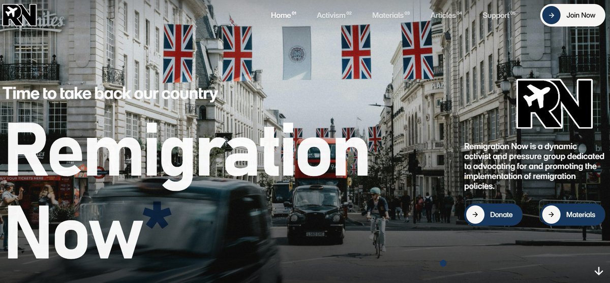 BasilTheGreat's tweet image. 🚨NEWS: A new activist/pressure group called Remigration Now has started.

&apos;Remigration refers to the process of immigrants returning to their country of origin, including both voluntary and mandatory measures&apos;

Links below ⬇️🧵