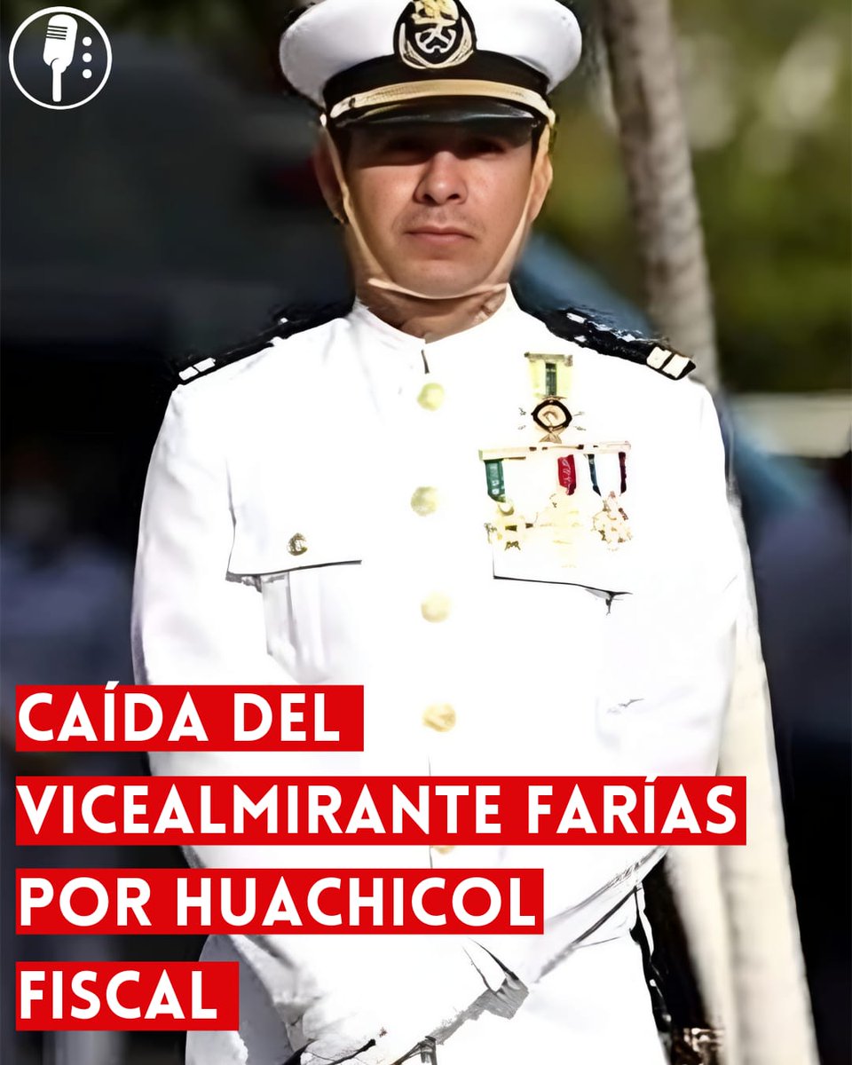 ⭕ OJO: CAÍDA DEL VICEALMIRANTE FARÍAS POR HUACHICOL FISCAL 

El Vicealmirante Manuel Farías es detenido por huachicol fiscal, marcando un golpe importante en la lucha contra la corrupción en la Marina (<a href="/SEMAR_mx/">SEMAR México</a>). Ocho personas fueron capturadas en el operativo.