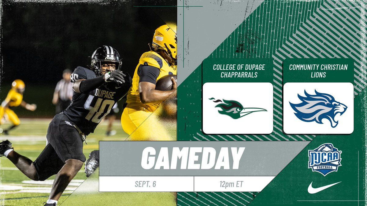 Top-ranked @DuPage_football is out east for Week Three! #gochapsgo