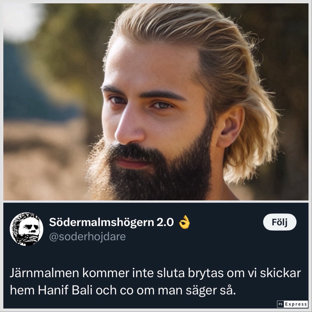 Skillnaden mellan hur <a href="/hanifbali/">Hanif Bali</a> tror att SD:are betraktar honom och hur SD:are i verkligheten betraktar honom är påfallande.