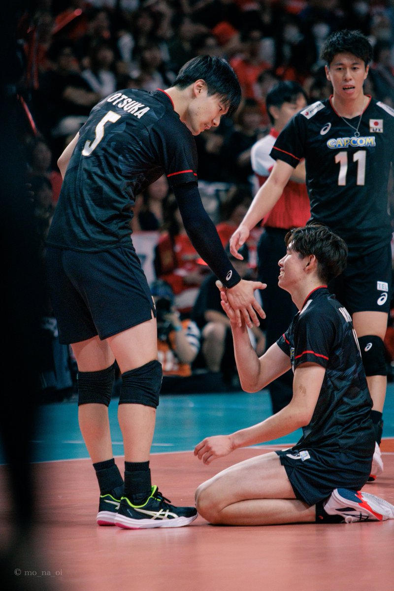 敗戦した瞬間。ヒロトくんに対してお兄ちゃんする姿がとてもよかった。まだまだ、いくぞ。
#大塚達宣 選手
#西山大翔 選手
#バレーボール男子日本代表
(2025.9.6 壮行試合 vs🇮🇹 ららアリーナ)