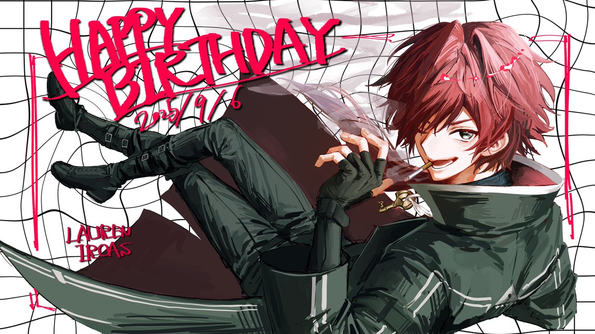 誕生日おめでとうございます〜❕🥳🎉
#ローレン生誕祭2025 
#ローレン誕生祭2025 
#イロ絵す