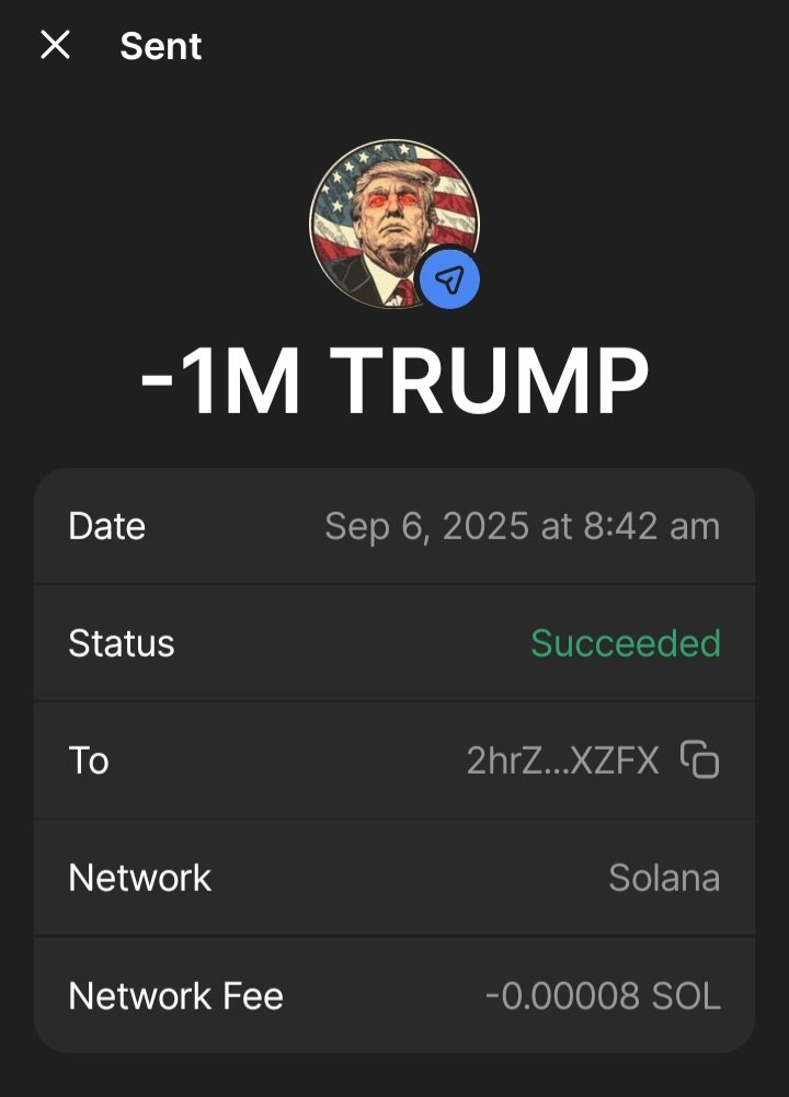 TrumpC_Meme's tweet image. ⏳ Everyone keeps asking when $Trump 0.2 will list…
We only asked for a little more time.
🔥 Something BIG is coming and it’s a PROMISE…
$Trump NEVER disappoints 🚀
✅ Follow @TrumpC_Meme
✅ Like ❤️ & RT
✅ Drop your $Sol
Don’t sleep on this Airdrop 👑