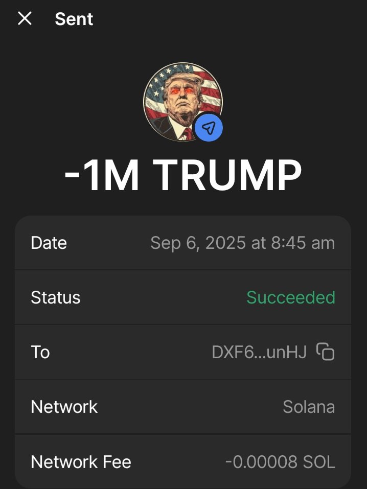 TrumpC_Meme's tweet image. ⏳ Everyone keeps asking when $Trump 0.2 will list…
We only asked for a little more time.
🔥 Something BIG is coming and it’s a PROMISE…
$Trump NEVER disappoints 🚀
✅ Follow @TrumpC_Meme
✅ Like ❤️ & RT
✅ Drop your $Sol
Don’t sleep on this Airdrop 👑