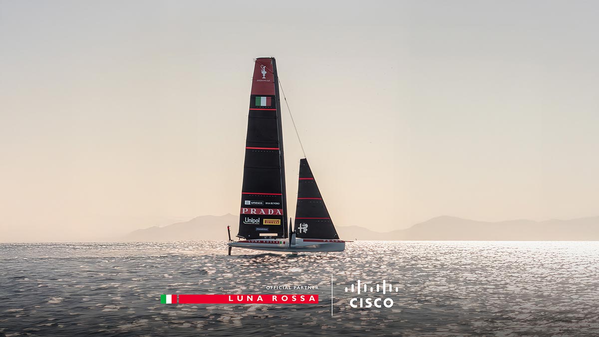 "WILL DEFEND LUNA ROSSA'S DIGITAL EDGE" Cisco has been named Official Secure AI Infrastructure Partner of Team Luna Rossa for the 38th America's Cup in Naples. campanica.blogspot.com/2025/09/will-d…
----
#Naples #americascup #sailing