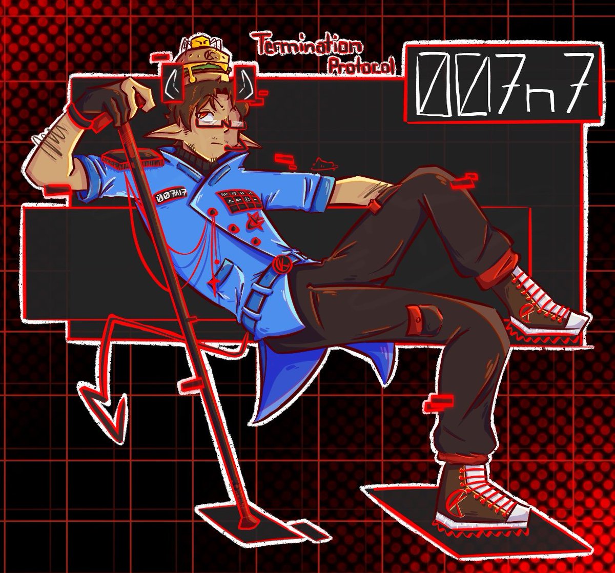 chili_wafers's tweet photo. Heh... Termination protocol n7... 🤤🤤🤤
I was possessed drawing ts or smth like that- Maybe I jst locked in but either way- The 007n7 brainworms are going CRAZYYYY
#terminationprotocol #007n7 #terminationprotocol007n7 https://t.co/jvqsJMFJrp
