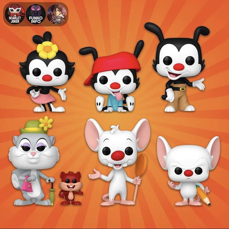 AnimaniacsWiki's tweet photo. The new line of Animaniacs Funko Pops will go live Wednesday. Available wherever you obtain your toyetic goods. https://t.co/d9Xb3M7LuP