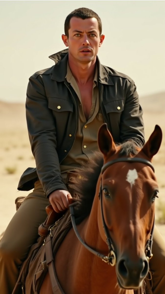 BobbyJamesPoker's tweet photo. I bet Tom Dwan knows how to ride a horse in real life too. 🏇💨
#TomDwan #Durrrr #AIArt #WildWest https://t.co/REuXfsUmXf