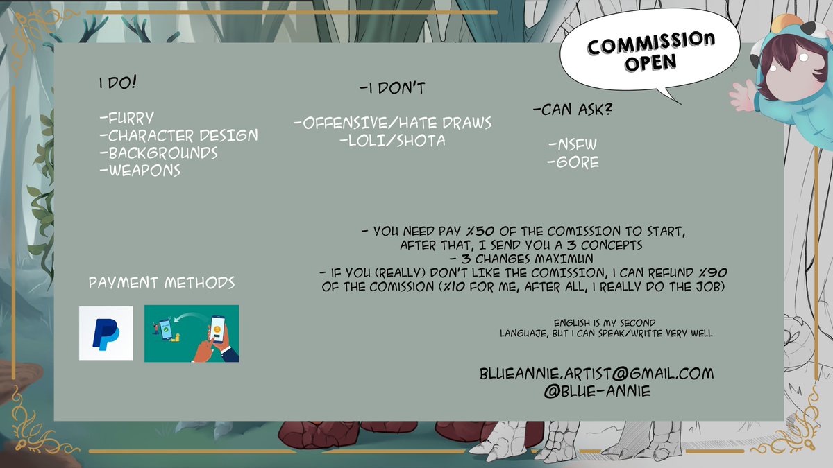 Blueannie4's tweet photo. Hi people! i'm opening creatures and monster commissions! https://t.co/Tqq0SohyB3
