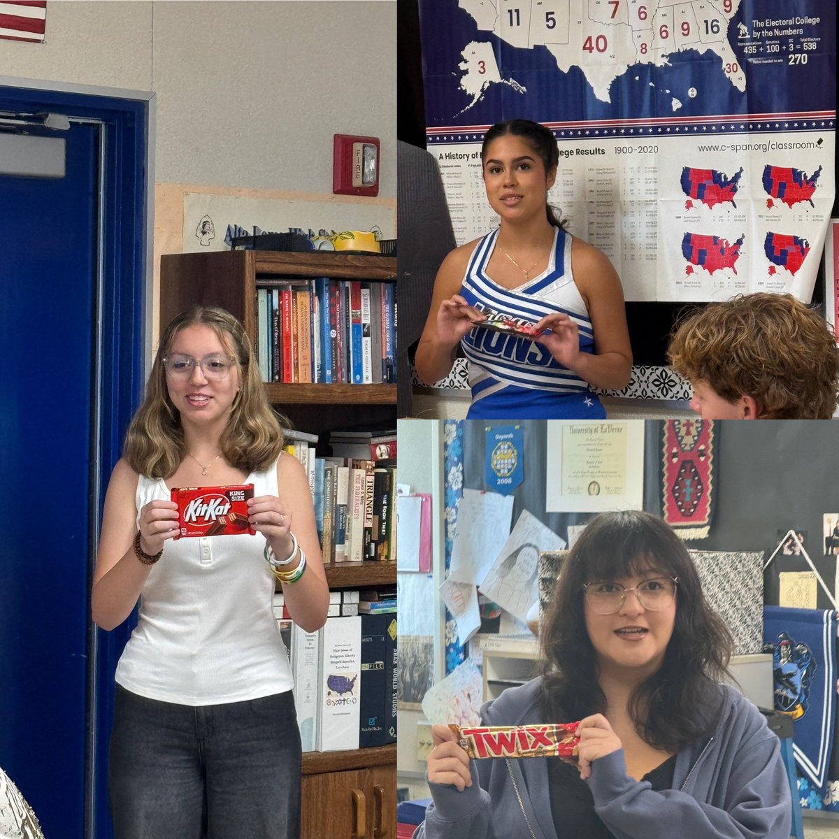 historytechie's tweet image. Had some fun learning about caucuses with a candy caucus in prep Gov. Students were surprised and thoughts on how the votes are counted and ties are resolved. Of course I have to include @CSPANClassroom video. 🍫🗳️💙