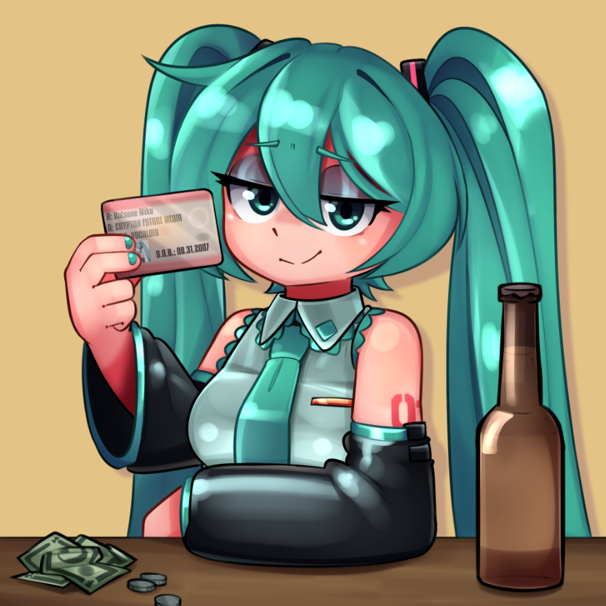 I played around with the hue on Miku's hair and I kinda like this glossy look more

I didn't want to post it at first but I'm gonna be very busy for a long while so I might as well repost some old stuff in the meantime to keep this place up