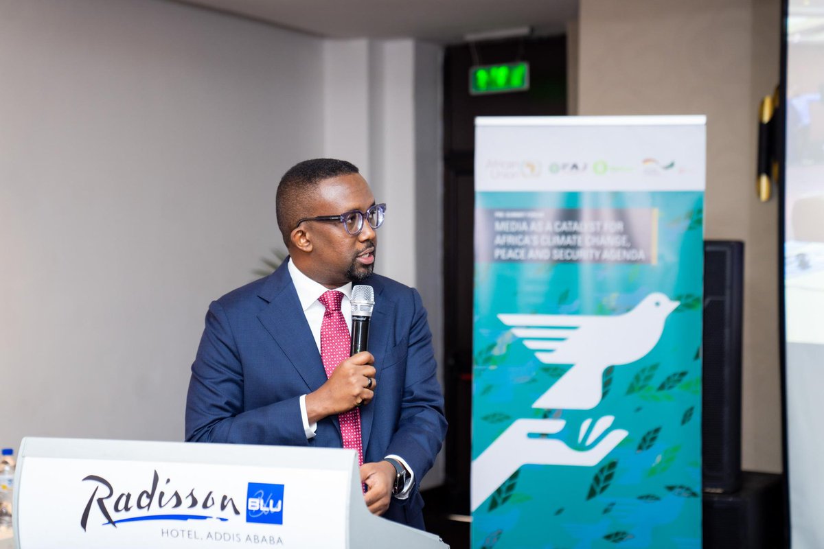 Opening Remarks of Mr. Omar Faruk Osman, President of the Federation of African Journalists (<a href="/FAJafrica/">Federation of African Journalists (FAJ)</a>) at the Pre-Summit Forum on “#Media as a Catalyst for Africa’s #Climate Change, Peace and #Security Agenda: Driving Just Transition and Climate Justice” peaceau.org/en/article/ope…