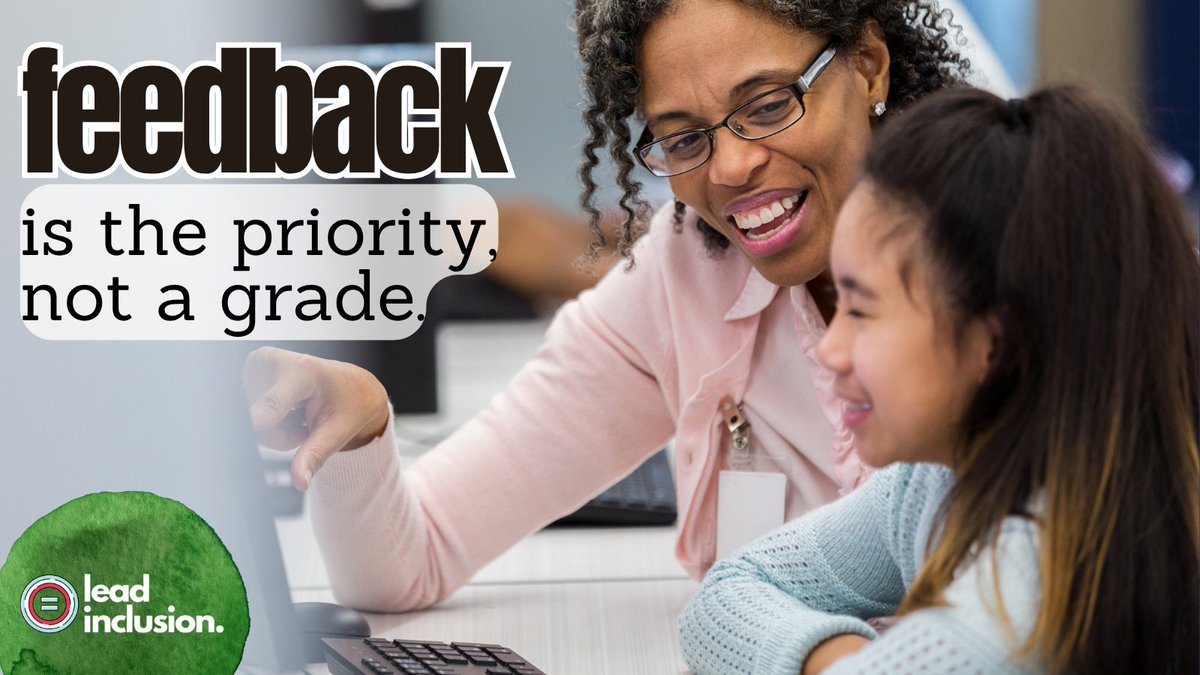 leeannjung's tweet photo. Feedback drives learning. Grades are just labels. Prioritize the learning. #LeadInclusion #FeedbackFirst #Assessment #EduSky #UDL #TeacherTwitter https://t.co/lTw2PxSRUJ