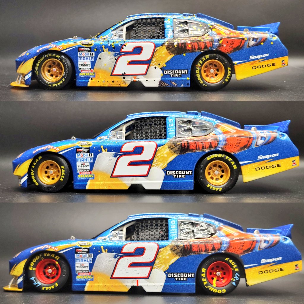 2010 Kurt Busch #2 Miller Lite Vortex Bottle Coke 600 Win Raced Version  1:24 Custom, accompanied by Kurt's 2010 All-Star Win., image size:1024x1024