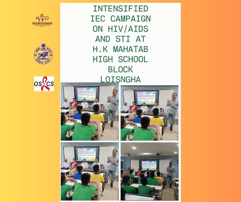 odishasacs's tweet image. Intensified IEC Campaign on HIV/AIDS &amp;amp; STI at H.K. Mahatab High School, Loisingha (Balangir) on 6.9.25.Chaired by HM, with DPM, DIS, DAPCU &amp;amp; staff. 70 students sensitized on awareness &amp;amp; prevention.

#IndiaFightsHIV #StopHIV #IECcampaign #OSACS