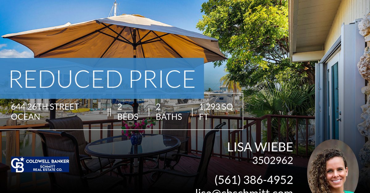 lisawiebe22's tweet photo. 📍 Reduced Price 📍 This recently reduced home at 644 26th Street Ocean in Marathon won't last long, so, don't wait to set up a showing! Reach out here or at (561) 386-4952 for more information!

Lisa Wiebe... https://t.co/SoaZRY6vN0 https://t.co/wjWgk42CmB