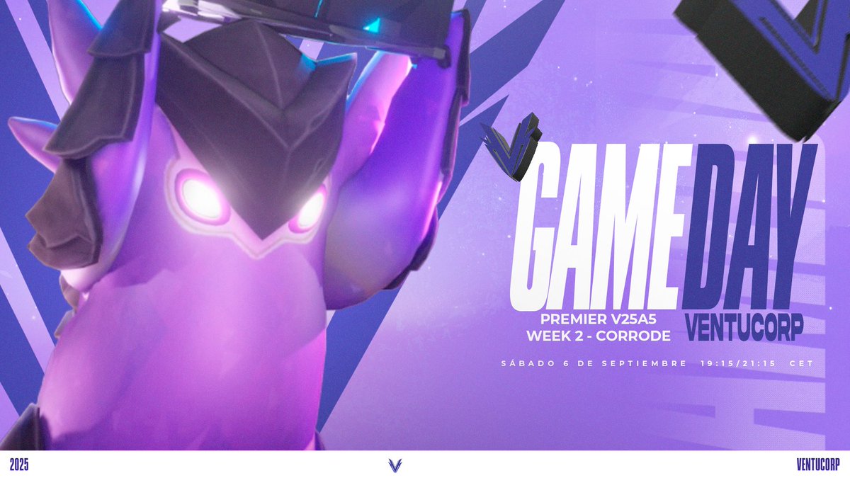 VentuCorp's tweet photo. #Valorant | #MatchDay
Hoy se juega Premier. Hoy se juega Corrode. Ambas squads en el TOP5, a ver esta noche si aun lo mantenemos 💪
🏆#PremierIBIT #Invite
🗺️#Corrode Map
⌚19:15 / 21:15
Hilo con los resultados👇
#VentuCorpForever https://t.co/pQkxaJWHJE