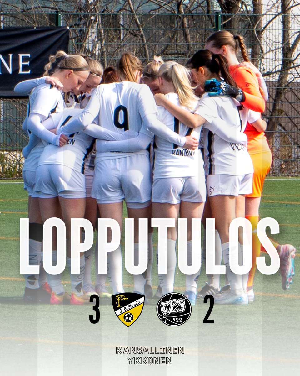 Kansallisen Ykkösen karsintasarjassa päivän tiukka taistelu Espoossa päättyy FC Hongan eduksi 3–2.

#FCTPS #KansallinenYkkönen