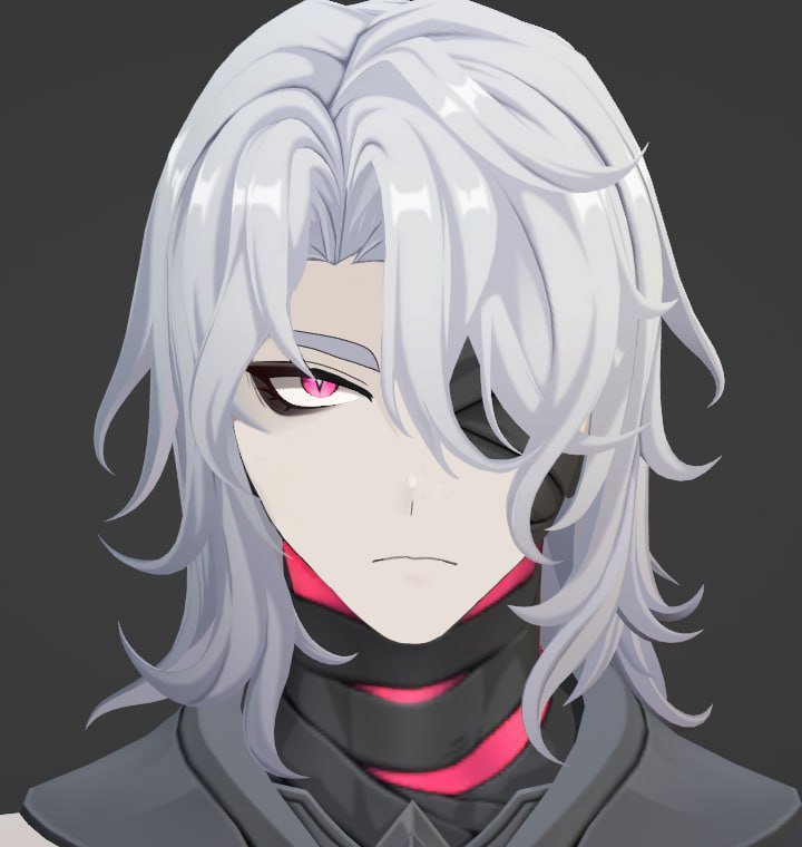 I tried to make rerir without his bandages (got lazy with the right side)😭 #rerir