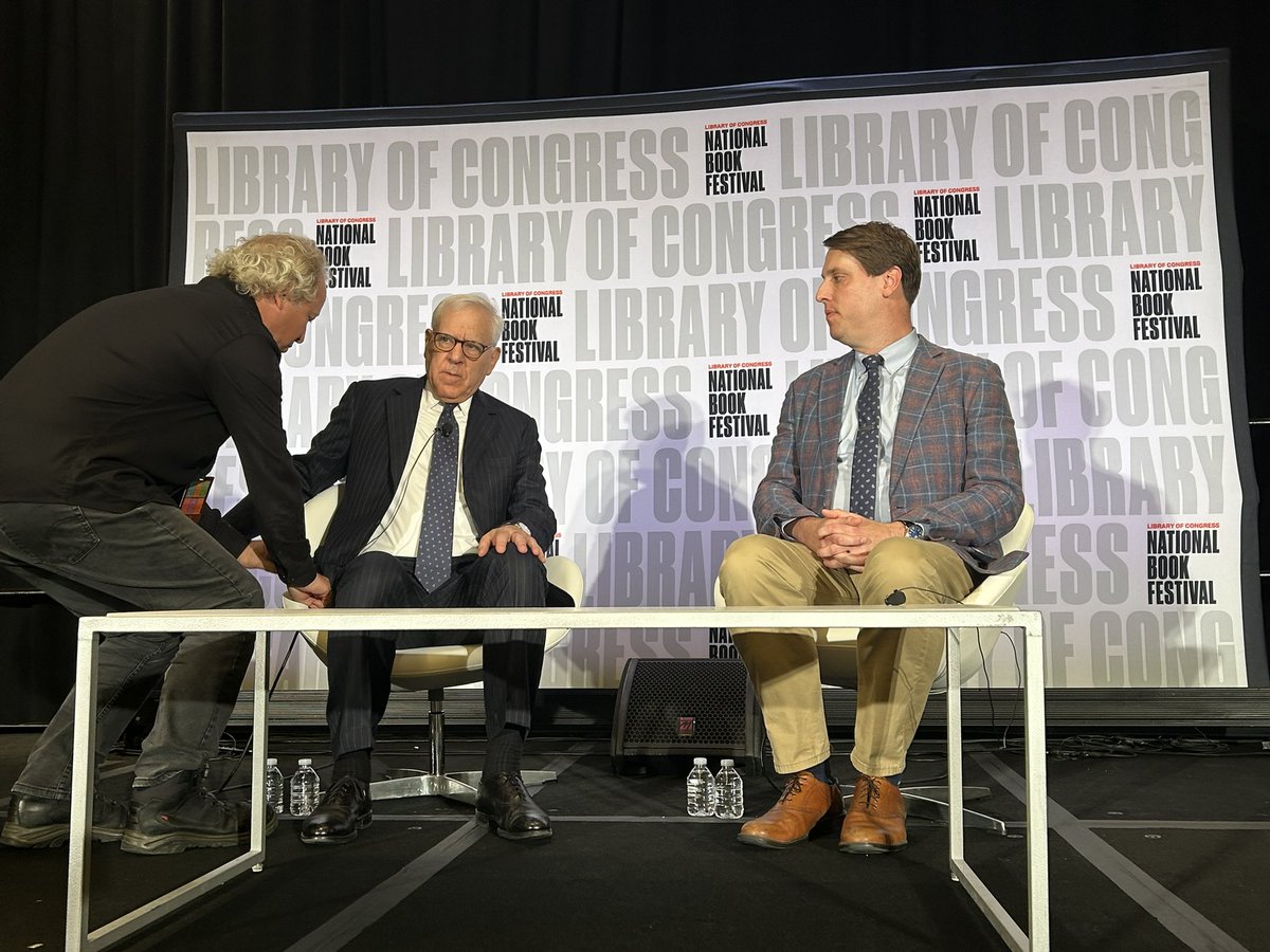 BookTV's tweet photo. Author @VermontGMG and @DM_Rubenstein discuss the making of the #atomicbomb and Graff's new book, "The Devil Reached Toward the Sky," LIVE from the 25th #NatBookFest starting at 12:30pm ET @librarycongress @cspan #cspan2

https://t.co/jaFC7Cd4OA https://t.co/nSvmUrmeBv