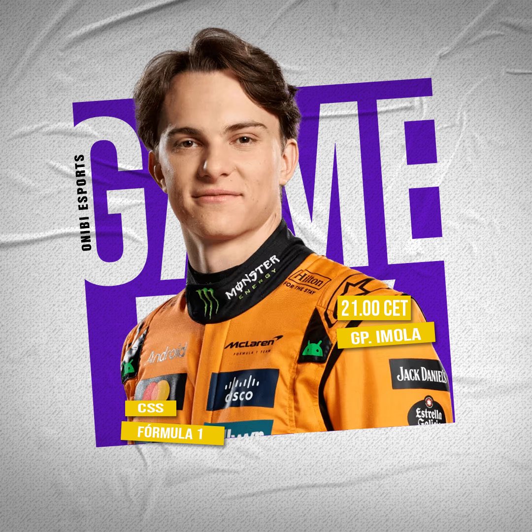 Onibi eSports ๐ฅ๐ฎ (@onibiesports) on Twitter photo RaceDay | #Formula1
๐๏ธ| ยกHoy vuelven a rugir los motores! ๐จ
๐| <a href="/competitivessf1/">Competitive Speed Series</a> 
โฐ| 21.00H
๐๏ธ| <a href="/1iamhiley/">Liam</a> ๐ฌ๐ง
๐๏ธ| <a href="/AntonChebotar10/">Anton Chebotarev</a> ๐บ๐ฆ
ยกLetโs Go! RaceDay | #Formula1
๐๏ธ| ยกHoy vuelven a rugir los motores! ๐จ
๐| <a href="/competitivessf1/">Competitive Speed Series</a> 
โฐ| 21.00H
๐๏ธ| <a href="/1iamhiley/">Liam</a> ๐ฌ๐ง
๐๏ธ| <a href="/AntonChebotar10/">Anton Chebotarev</a> ๐บ๐ฆ
ยกLetโs Go!