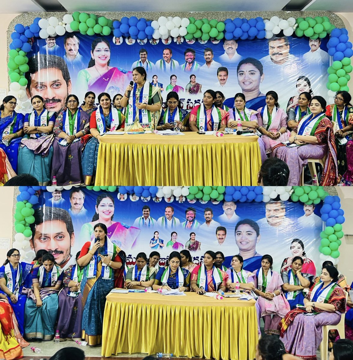 PedadaRamani's tweet photo. వైయస్సార్ కాంగ్రెస్ పార్టీ ఉత్తరాంధ్ర మహిళా విభాగం జోన్-1 సమావేశం విశాఖపట్నం లో రాష్ట్ర వర్కింగ్ ప్రెసిడెంట్ శ్రీమతి ఈర్లే అనురాధ గారి ఆధ్వర్యంలో విశాఖపట్నం మహిళా విభాగం అధ్యక్షురాలు పేడాడ రమణికుమారి అధ్యక్షతన జరిగింది. https://t.co/sToJLTMkmu