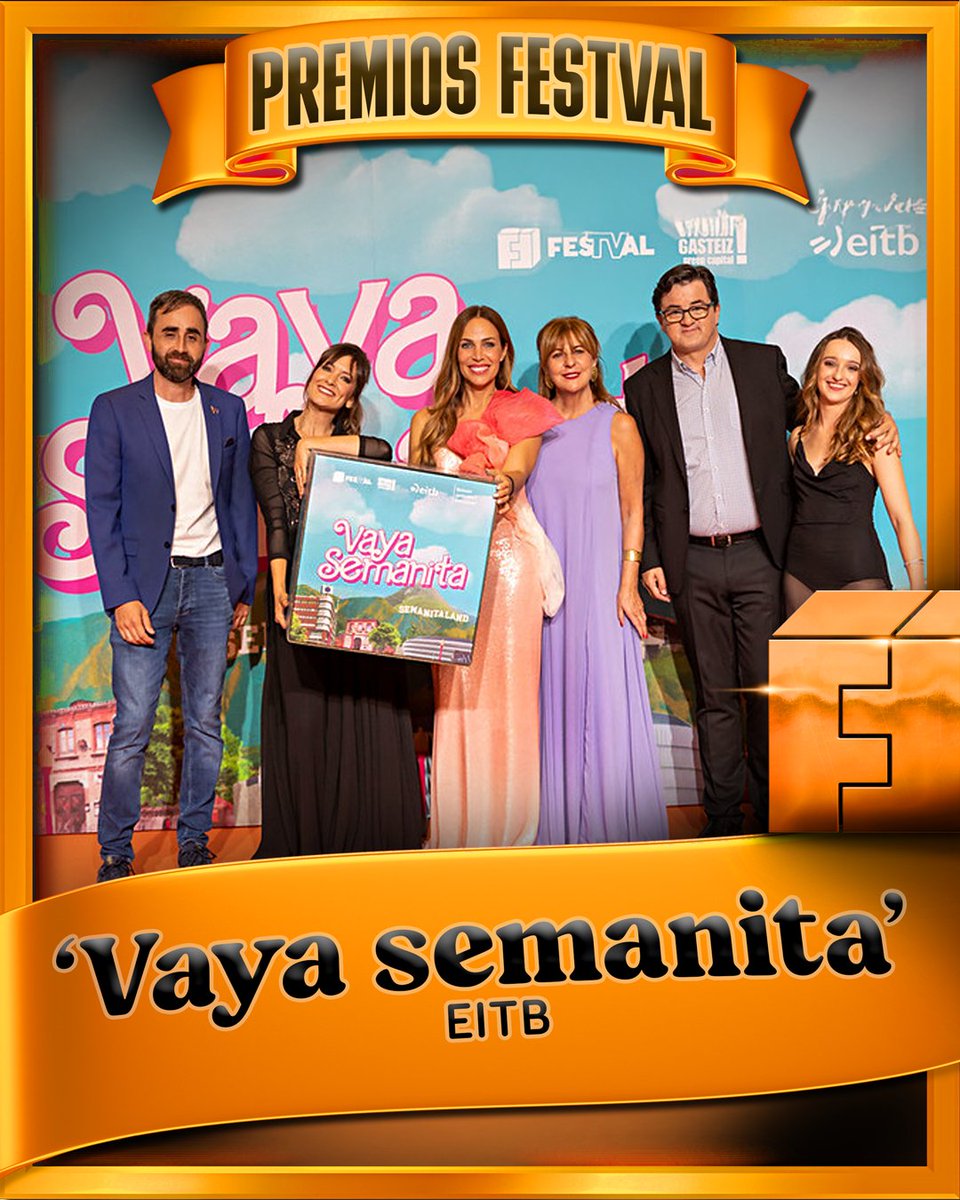 🏆 <a href="/Vaya_Semanita/">Vaya Semanita</a> 
🌟 ¡𝗣𝗥𝗘𝗠𝗜𝗢 𝗙𝗲𝘀𝗧𝗩𝗮𝗹!
📺 Programa de <a href="/euskaltelebista/">ETB</a> 
🧡 #FesTVal de #VitoriaGasteiz

▶️ ¡¡Sigue la GALA DE CLAUSURA!! ✨
👉 vimeo.com/event/5361286/…

ZORIONAK! 🎉