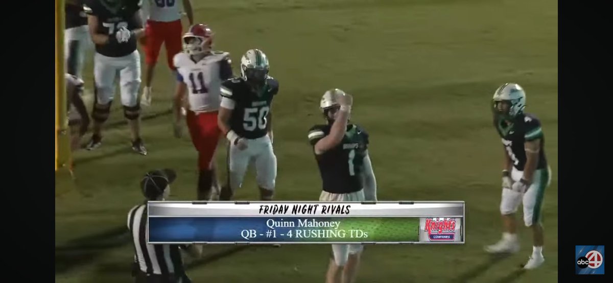 MahoneyQuinn's tweet photo. 4 rushing tds in a great team win and Friday Knight Rivals Player of the Game! @bishops_fb @David_Moore5 

https://t.co/p3g5GtDfbD https://t.co/1nl8dPZMto