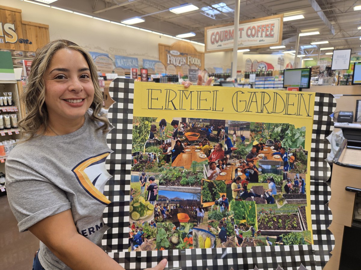 ermelpto's tweet image. We are thrilled to share we are 1 of 550+ recipients of Sprouts Healthy Community Foundation’s $3 million program to support healthier living. This grant will allow us to expand @ErmelES_AISD's student garden. Thanks Sprouts #130 for nominating us. #SproutingHealthyCommunitiesDay