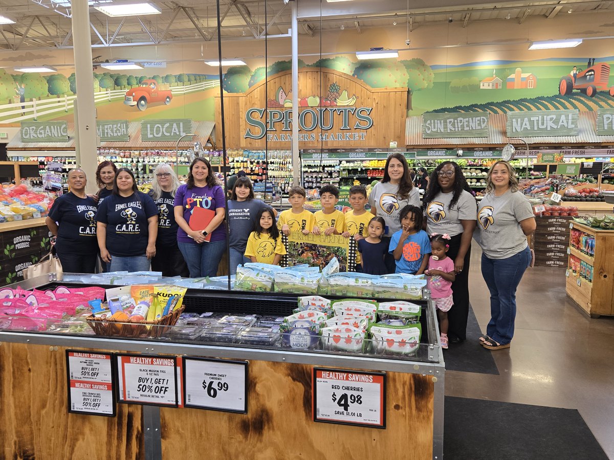 ermelpto's tweet image. We are thrilled to share we are 1 of 550+ recipients of Sprouts Healthy Community Foundation’s $3 million program to support healthier living. This grant will allow us to expand @ErmelES_AISD's student garden. Thanks Sprouts #130 for nominating us. #SproutingHealthyCommunitiesDay