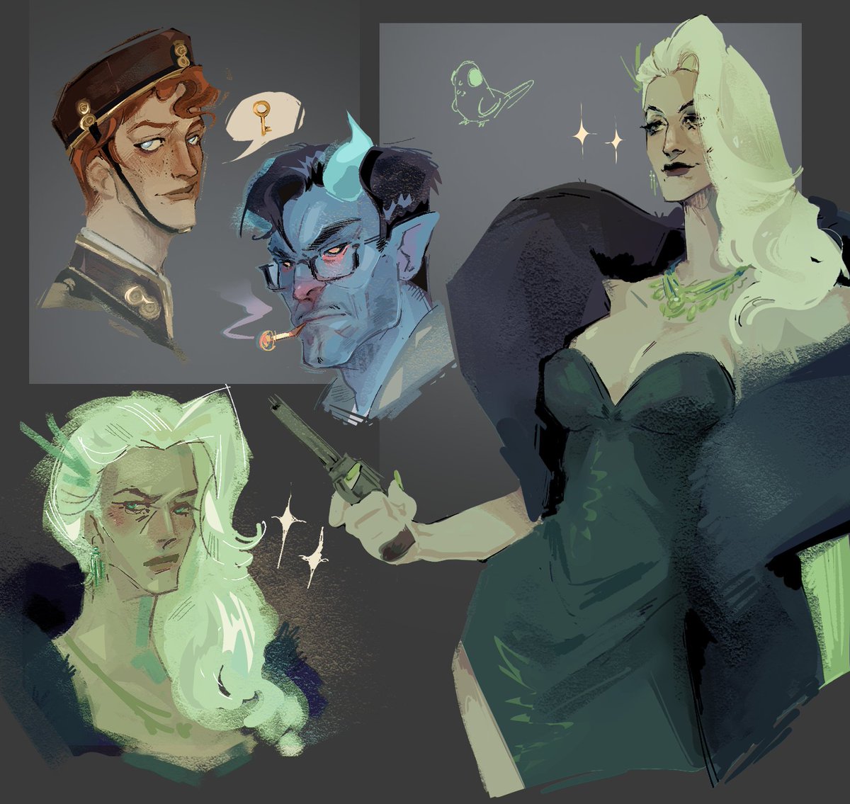 Deadlock doodles
Experimenting with my style a bit
#arttwt #deadlock