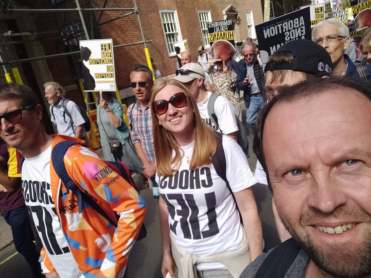 PGSound_Tim's tweet photo. First time at #March4LifeUK today. Good to be with many others of like mind standing for those without a voice. #HumanRightsforAllHumans https://t.co/dUlkPshY2M
