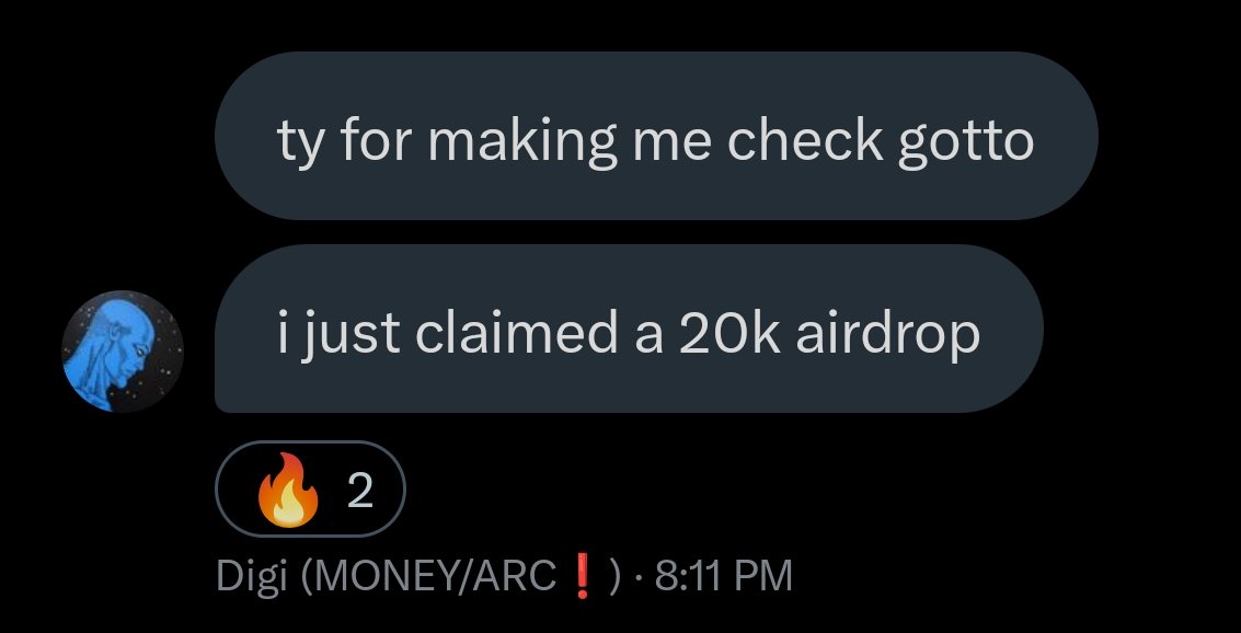 majin being in <a href="/EYEKONSTUDIO/">EYEKON</a> and getting $20k from alpha in the chat 

W for the <a href="/Crouserrr/">Digi (MONEY/ARC❗️)</a>