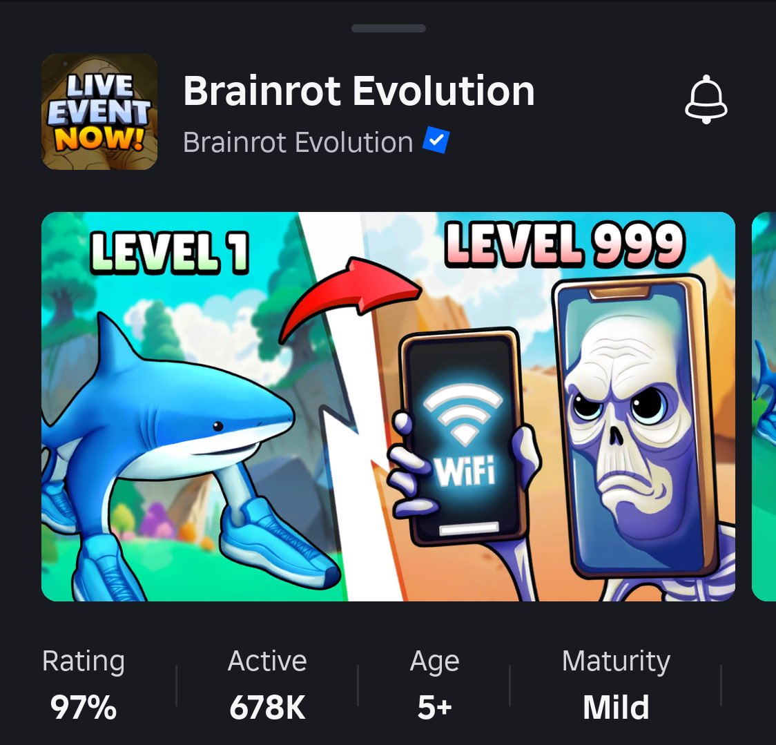 thebluepurples's tweet image. 600k?! 😮

#BrainrotEvolution #ROBLOX #RobloxDev #RobloxDevs #composer #sounddesigner #gameaudio #music