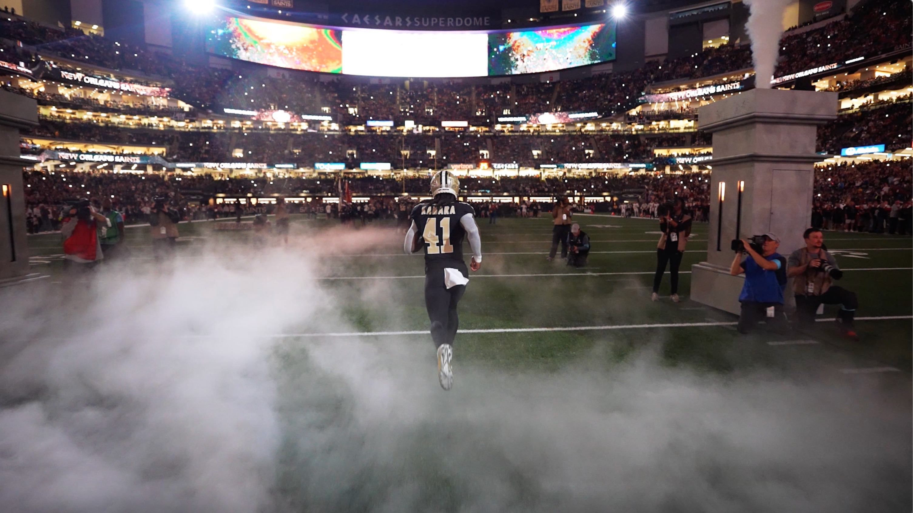 New Orleans Saints on X: "The field is our canvas 🎨 @jerinthejerk | @nutrl_usa https://t.co/s3Yty1pxFU" / X