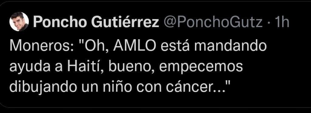 Los chairos dicen que el karma me va alcanzar por burlarme sus tragedias, pero pues si a karma nos vamos, pobre del Poncho, le va a tocar re culero por burlarse de los niños con cáncer, yo creo que le va a dar cáncer en el *