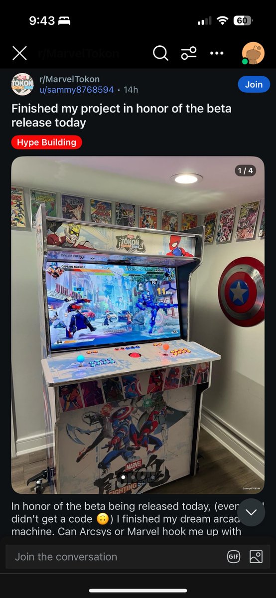 Sherry Nhan (@sherryjenix) on Twitter photo The community is so awesome. How do you build a cab like this before the beta even comes out 😭
<a href="/MARVELTokon/">MARVEL Tōkon: Fighting Souls</a> <a href="/ArcSystemWorksU/">Arc System Works America ➡️ EVO 2025</a> hook this person up!!
reddit.com/r/MarvelTokon/… The community is so awesome. How do you build a cab like this before the beta even comes out 😭
<a href="/MARVELTokon/">MARVEL Tōkon: Fighting Souls</a> <a href="/ArcSystemWorksU/">Arc System Works America ➡️ EVO 2025</a> hook this person up!!
reddit.com/r/MarvelTokon/…
