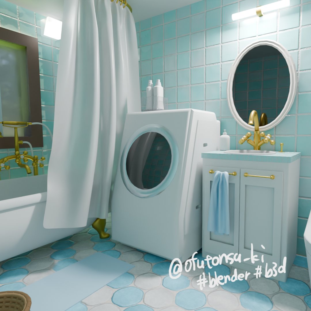 ofutonsu_ki's tweet photo. blender始めたのは今年の５月で、そのころモデリングしたやつです
ライトつけてレンダリングしてみました
＃blender　#b3d https://t.co/xiDuKkaY2R