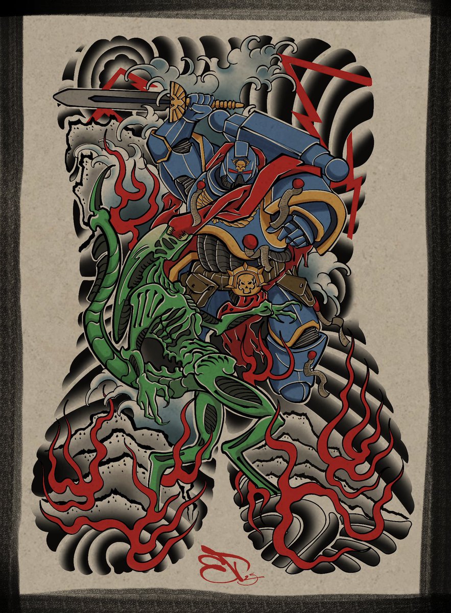 x_Lucidity_x's tweet photo. New back piece just dropped who wanna be hard https://t.co/DWDdNa3jIM