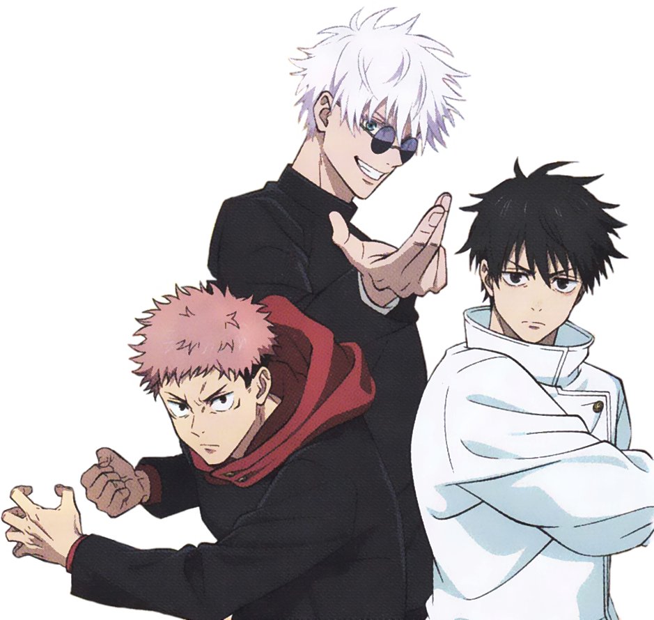 YOUNG GOJO, YUJI, YUTA ILLUSTRATION