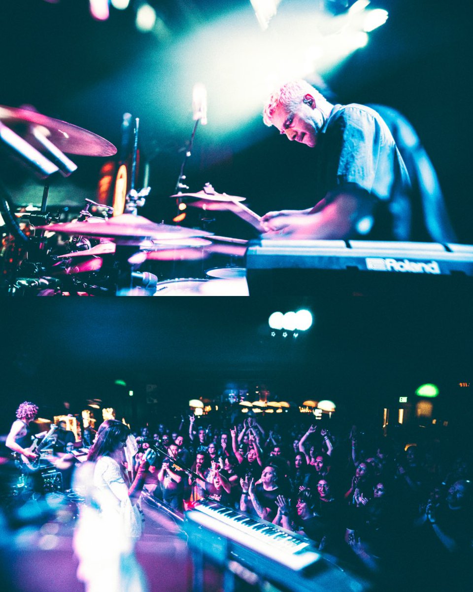 calvalouise's tweet photo. LA and SF you were incredible 🩶 what a way to start our first US headline tour, we will be forever grateful for this warm welcome!
Tonight is Las Vegas at @theusualplacelv ! 
Pictures by the amazing @briankrahe https://t.co/9Km15LFH4Z