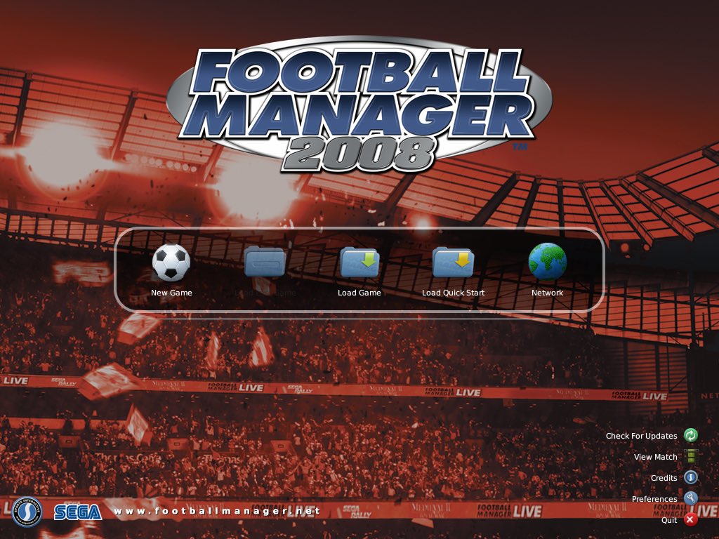 ItsAdamFM's tweet image. On tonight’s agenda of Football Managers I’m revisiting to waste some time until #FM26: FM08. Take me away Nostalgia.

#FM08 | #RetroDatabase