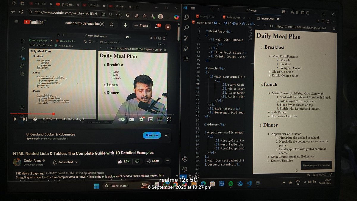 aa_bha2004's tweet photo. Day 3 successfully completed!!
🥳🥳
We have learned all about lists and tables.
Thank you so much, Rohit Bhaiya https://t.co/WsdGxPJwi5
