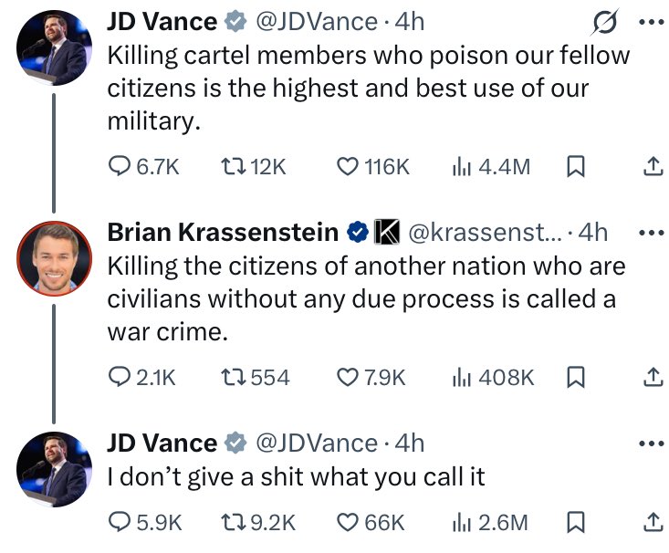 MadocCairns's tweet image. I can’t say I was disabused by this but I really don’t think there’s much reason for anyone to pretend this guy is a Catholic in anything more than a nominal sense from now on