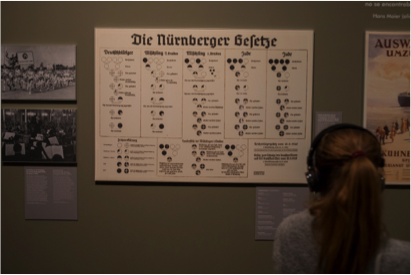 For Nazi #Germany the laws of Nuremberg (1935) showed the relationships and marriages allowed and prohibited. Anyone with 3 or 4 Jewish grandparents counted as a #Jew and could only marry another Jew; their children would be Jews. 

<a href="/DHMBerlin/">Deutsches Historisches Museum</a> Collection.